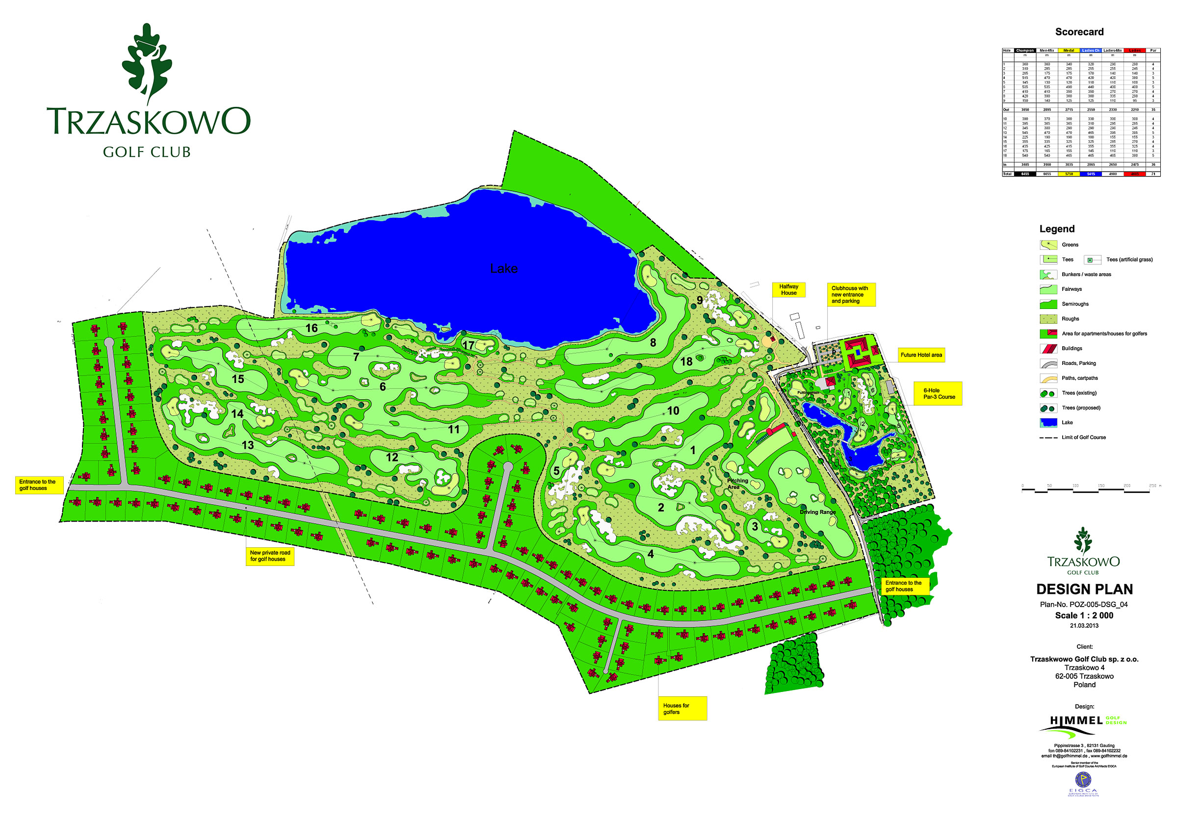 2016.06.09 Nowy obiekt na golfowej mapie Polski-Trzaskowo GC_mapa